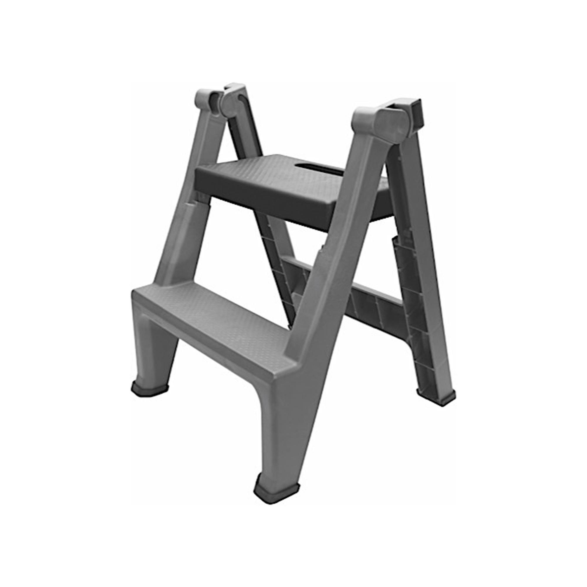 Performance Tool 2-Step Folding Ladder — Lightweight Polystyrene, Slip-Resistant Treads, 300-Lb. Capacity, Model# PRTW85040